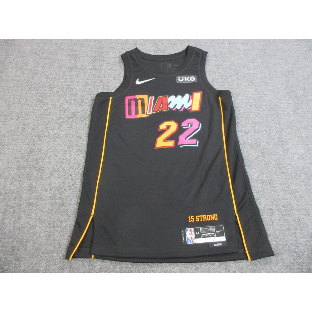 Miami Heat City Edition Jersey Mens 44 Black‎ NBA Basketball Jimmy Butler Nike